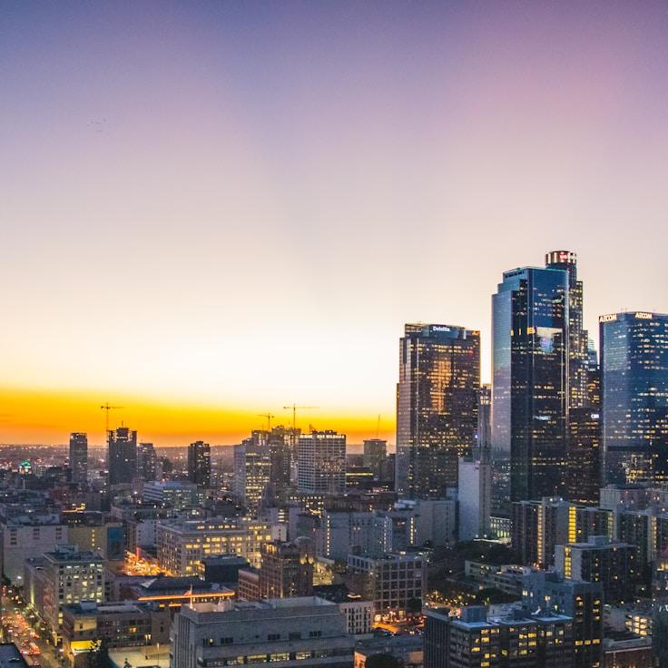 Sunset outdoors in Germany